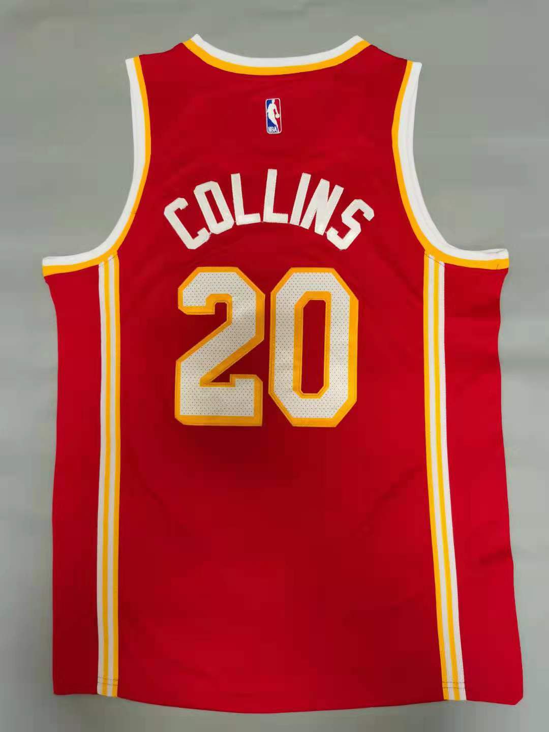 Men Atlanta Hawks 20 Collins Red 2021 Nike Game NBA Jerseys